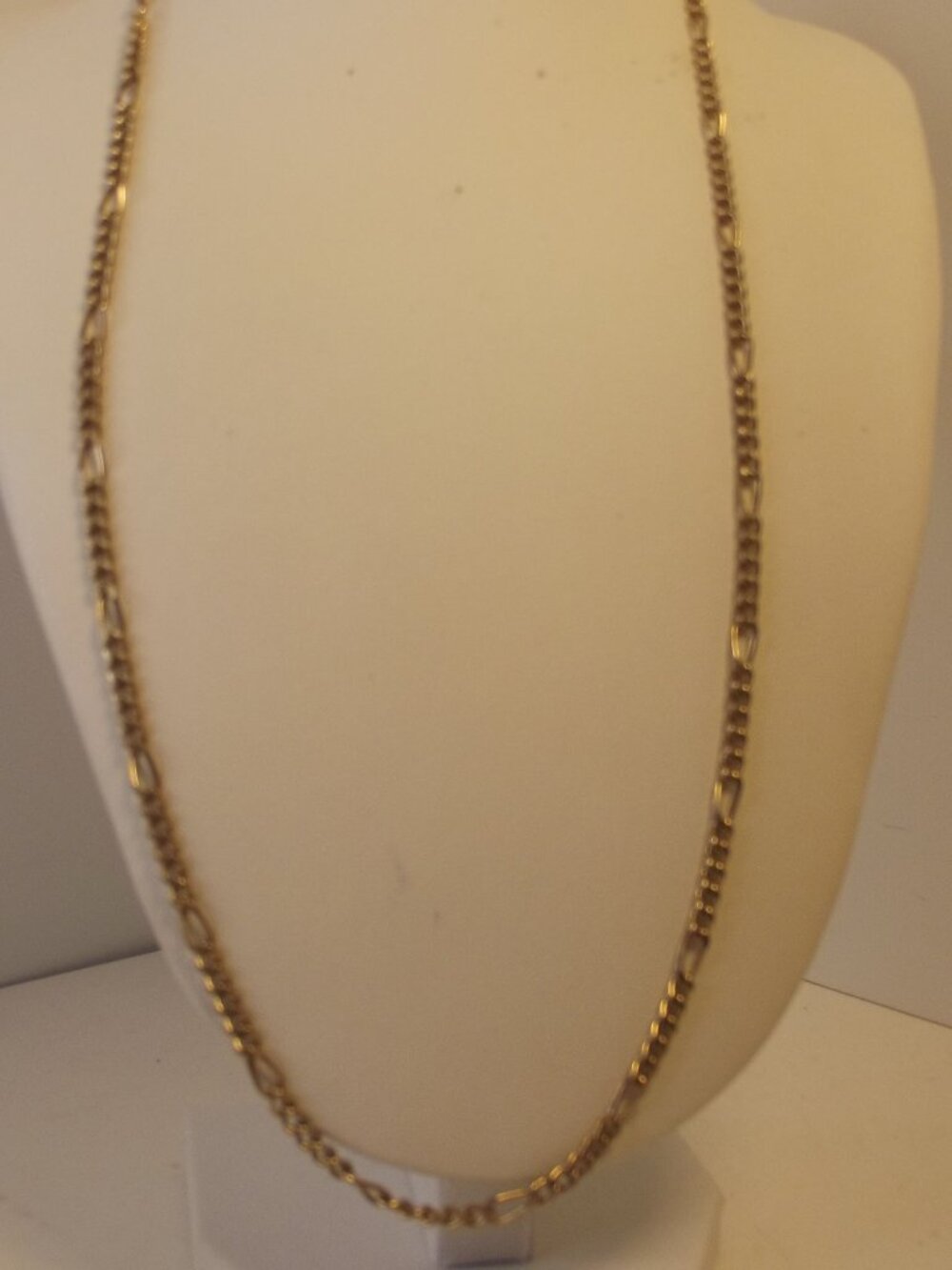 Simple Gold Tone Chain Necklace 20 inches long